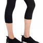 ID Ideology Leggings femininas de compressão com cintura alta e bolso lateral, pretas, tamanho grande