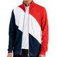 Jaqueta esportiva masculina ID Ideology Regular Fit Colorblocked vermelha tamanho G