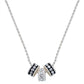 Montana Silversmiths - Crystal Shine Three Ring Necklace