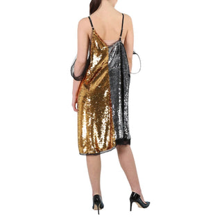 Burberry - Bicolor Sequin Cocktail Dress