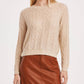 Another Love - Sari Sparkle Cable Knit Sweater