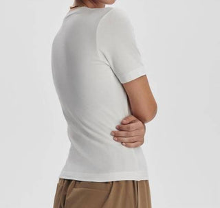 Varley - Blusa justa de manga curta Regina