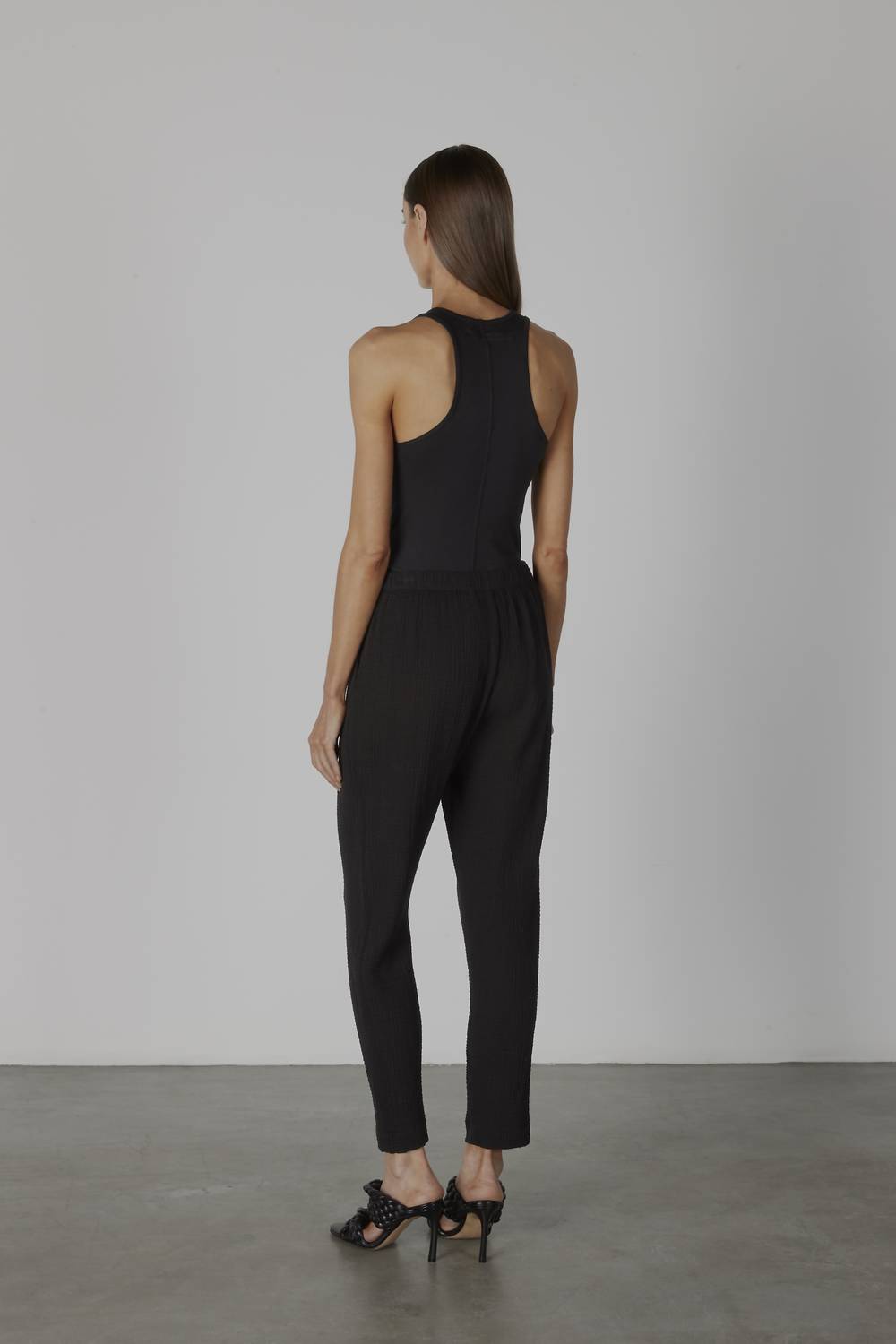 Enza Costa - SUPIMA COTTON SLIM RACER TANK