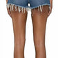 Frame - Dare Short Frayed Hem Jean Shorts