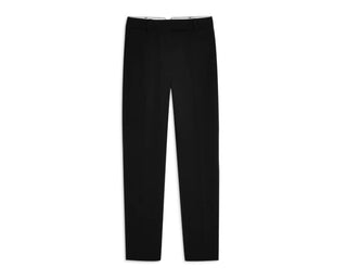 Topshop - Calça social preta reta estilo cigarro até o tornozelo