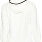 New Balance Core Fleece Feminino com Zíper Completo Sea Salt Tamanho Médio