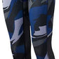 Calças justas femininas New Balance Printed Impact, tamanho X-S