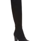 Botas femininas Donald J. Pliner Echoe 2 com salto alto e salto alto, pretas, tamanho 9,5 m