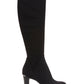 Botas femininas Donald J. Pliner Echoe 2 com salto alto e salto alto, pretas, tamanho 9,5 m