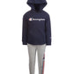 Conjunto de 2 peças com capuz e calça Heritage para meninos Champion Little Boy, azul, tamanho 6