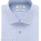 Camisa social masculina Calvin Klein Classic Fit com gola aberta e sem ferro, tamanho azul, 15x32x33