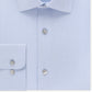 Camisa social masculina Calvin Klein Classic Fit com gola aberta e sem ferro, tamanho azul, 15x32x33