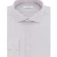 Camisa social Calvin Klein Classic Fit Masculina, sem passar a ferro, rosa, xadrez, tamanho cinza, 15x32x33