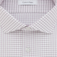 Camisa social Calvin Klein Classic Fit Masculina, sem passar a ferro, rosa, xadrez, tamanho cinza, 15x32x33