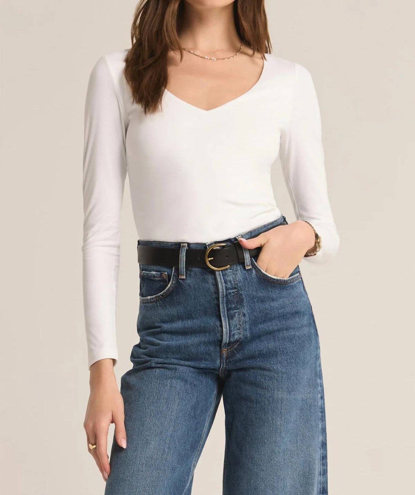 Z Supply - Avala Long Sleeve So Smooth Top