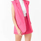 Endless Rose - Sax Oversized Vest Blazer