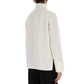 Vince - Funnel Neck Long Sleeve Rolled Cuffs 100% Wool
