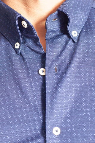 Buki - Camisa técnica de manga comprida Kensington com botões