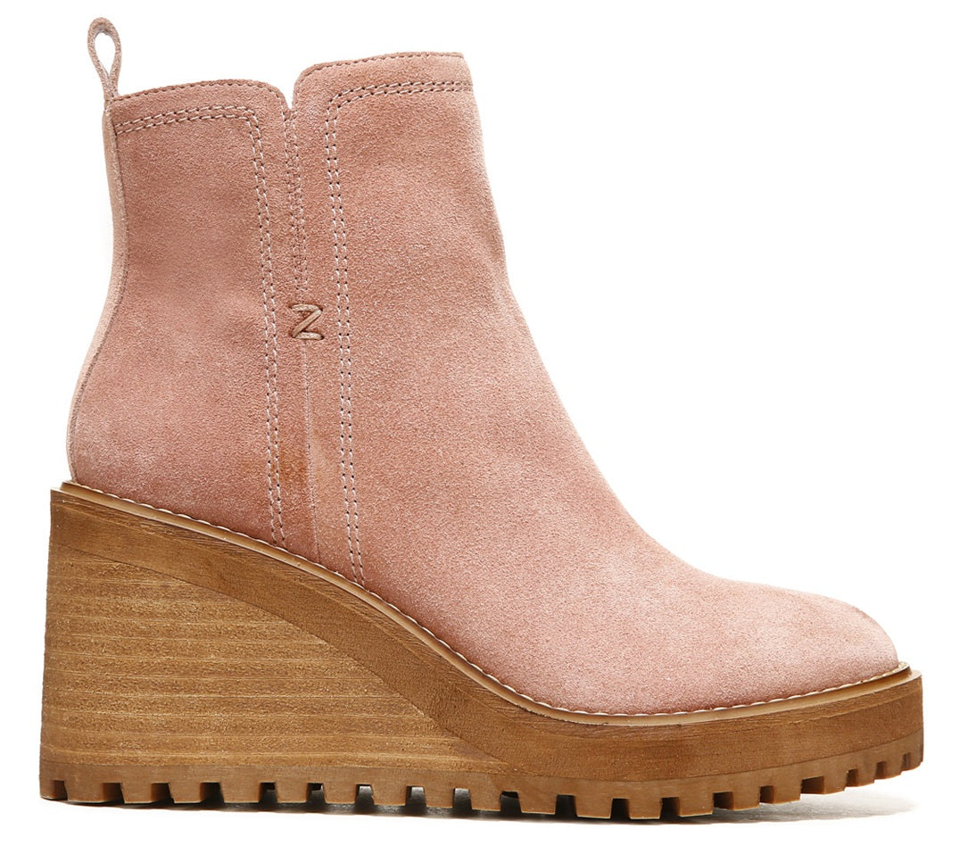 Bota Zodiac Julie Wedge Feminina Rosa Tamanho 7,5 M