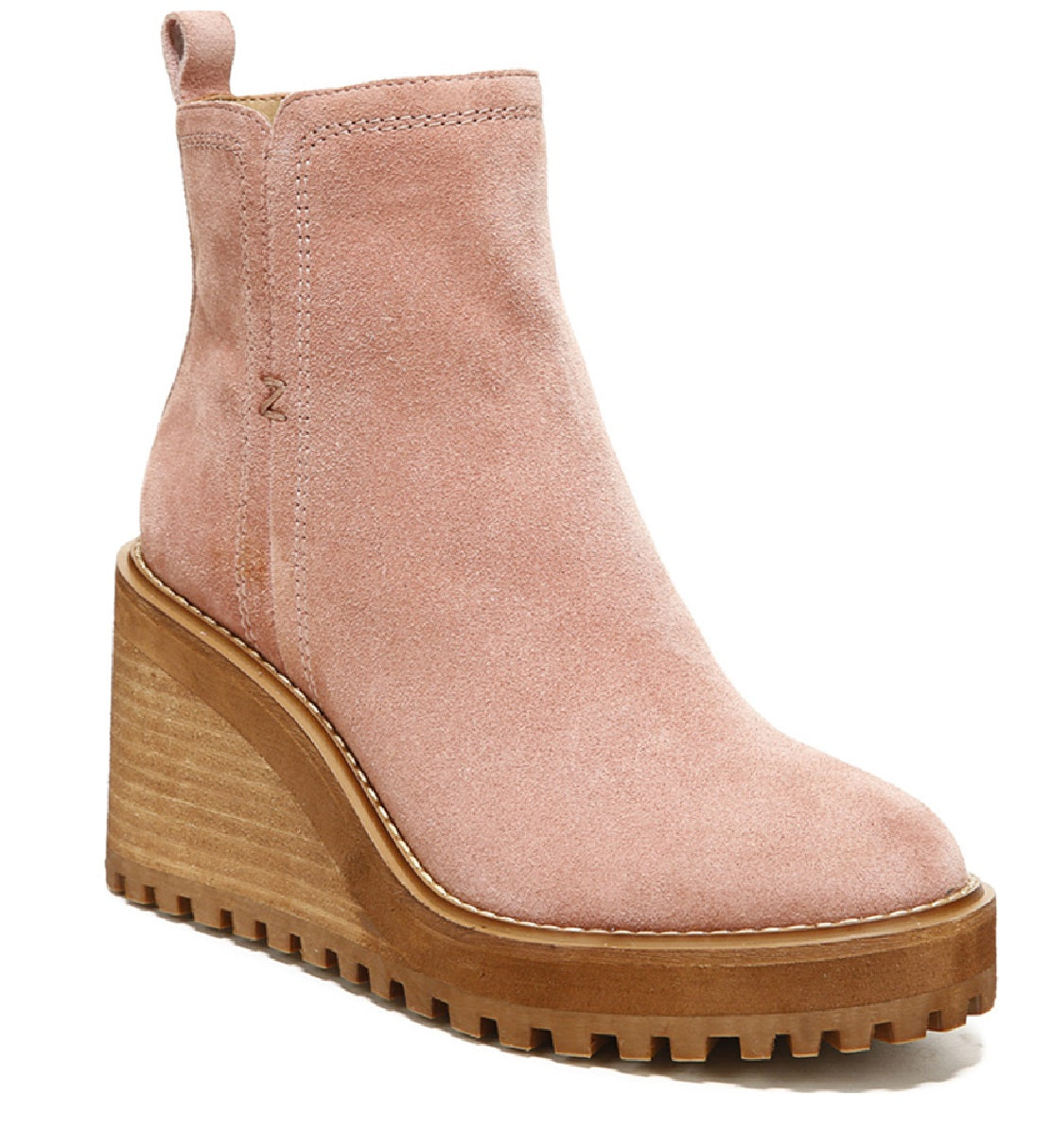 Bota Zodiac Julie Wedge Feminina Rosa Tamanho 7,5 M