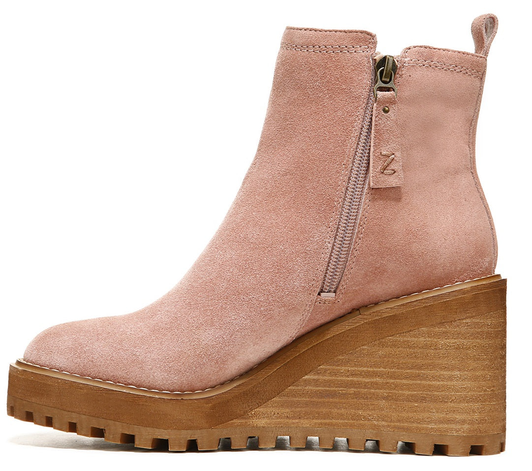 Bota Zodiac Julie Wedge Feminina Rosa Tamanho 7,5 M