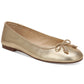 Sapatilhas femininas Sam Edelman Felicia Luxe amarelas tamanho 8,5 L