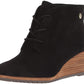 Bota feminina Dr. Scholl's Conquer Wedge preta, tamanho 7 M