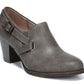 Botas casuais femininas LifeStride Jenson Bootie marrom tamanho 7 M