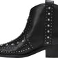 Sam Edelman Brian Bootie Feminino Preto Tamanho 6,5 M