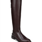 Franco Sarto Botas femininas Henrietta de couro, bico amendoado, cano alto, marrom, tamanho 6 M