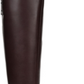 Franco Sarto Botas femininas Henrietta de couro, bico amendoado, cano alto, marrom, tamanho 6 M