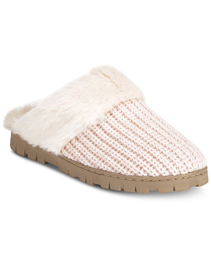 Pantufas femininas Dr. Scholl's Sunday Scuff rosa tamanho 6 M