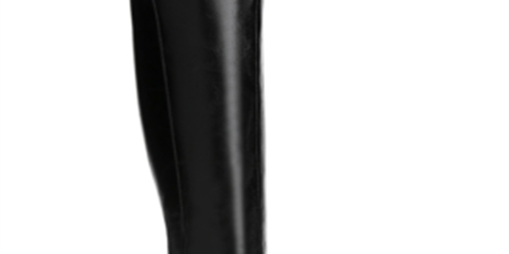 Botas LifeStride Marta Pretas de Cano Alto Femininas, Tamanho 10W