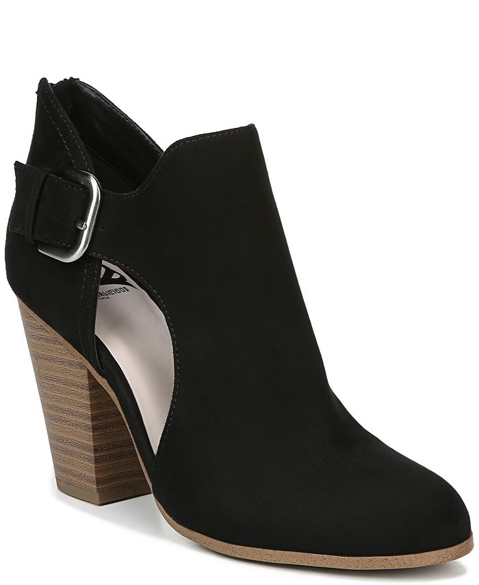 Bota feminina Fergalicious Palmer Cut Out preta tamanho 7 M