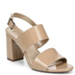 Sandálias sociais femininas Sam Edelman Olivia, marrom, tamanho 9,5 m