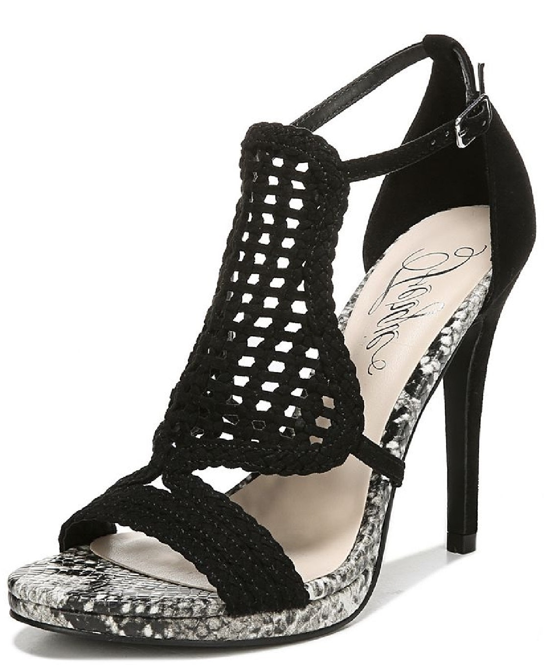 Fergie Catalina Salto Aberto Feminino Preto Tamanho 7 M