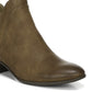 Sam Edelman Pent Bootie Feminino Marrom Tamanho 10M