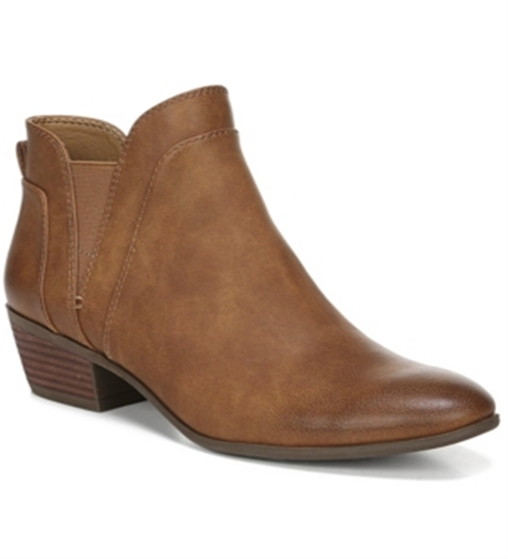 Sam Edelman Pent Bootie Feminino Marrom Tamanho 7,5 M