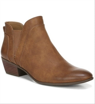 Sam Edelman Pent Bootie Feminino Marrom Tamanho 7,5 M