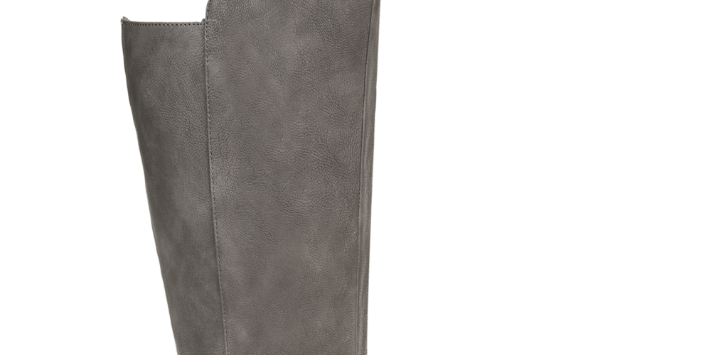 Botas Lifestride Xtrovert de cano alto e cano largo para mulheres, cinza, tamanho 9M