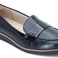LifeStride Zee Slip-on Mocassim Feminino Preto Tamanho 9,5