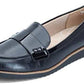 LifeStride Zee Slip-on Mocassim Feminino Preto Tamanho 9,5