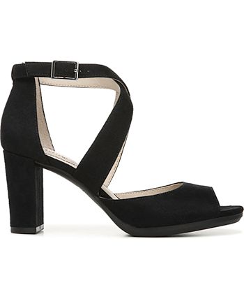 Sandália feminina Lifestride Allison preta tamanho 7 W