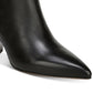 Franco Sarto Botas Femininas Nest Couro Bico Fino Cano Curto Pretas Tamanho 9 M