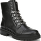 Botas femininas Sam Edelman Gili, pretas, tamanho 7 M