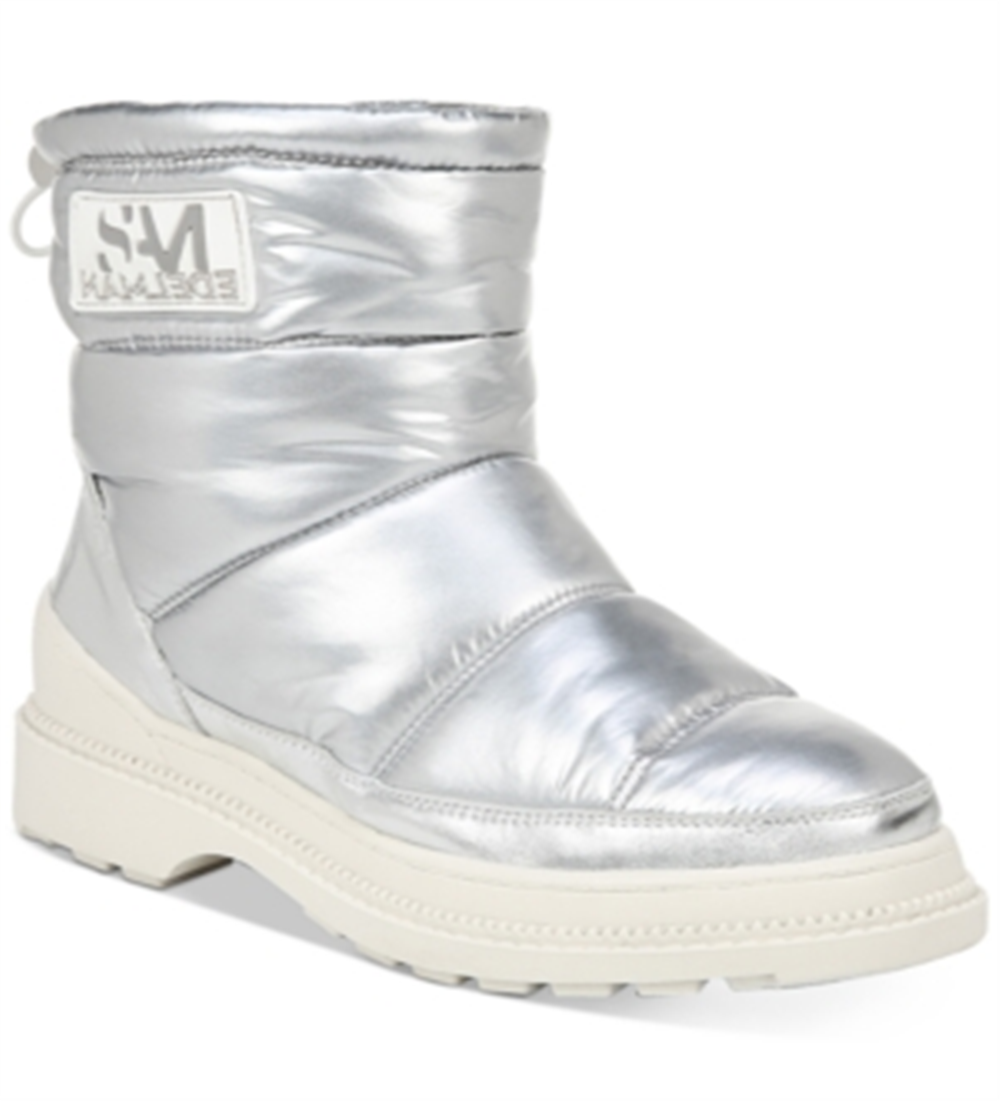 Bota feminina Carlton Sam Edelman, prateada, tamanho 7 M