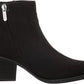 Botas femininas Sam Edelman Whistler de couro sintético, pretas, tamanho 5 M