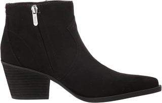 Botas femininas Sam Edelman Whistler de couro sintético, pretas, tamanho 5 M