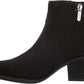 Botas femininas Sam Edelman Whistler de couro sintético, pretas, tamanho 5 M