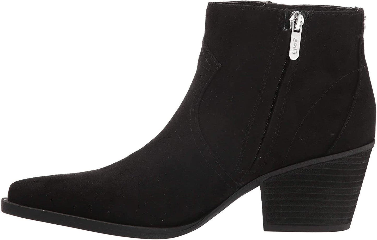 Botas femininas Sam Edelman Whistler de couro sintético, pretas, tamanho 5 M